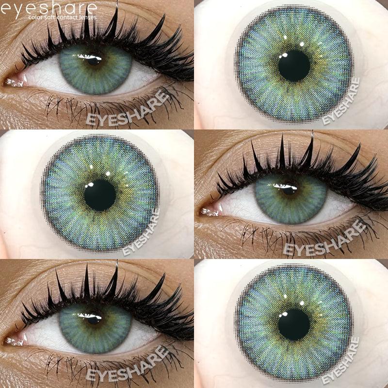 Eyeshare Softlens Minus Estonia Green 1Pasang 14.5mm Softlens