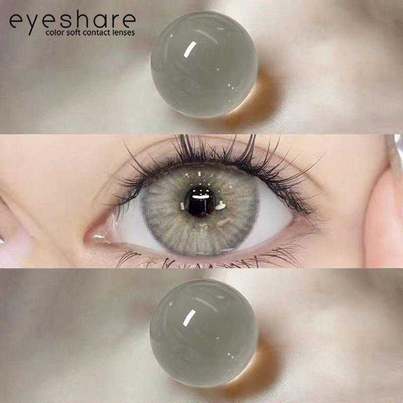 Eyeshare Softlens Minus Estonia Gray 1Pasang 14.5mm Lensa Kontak Minus