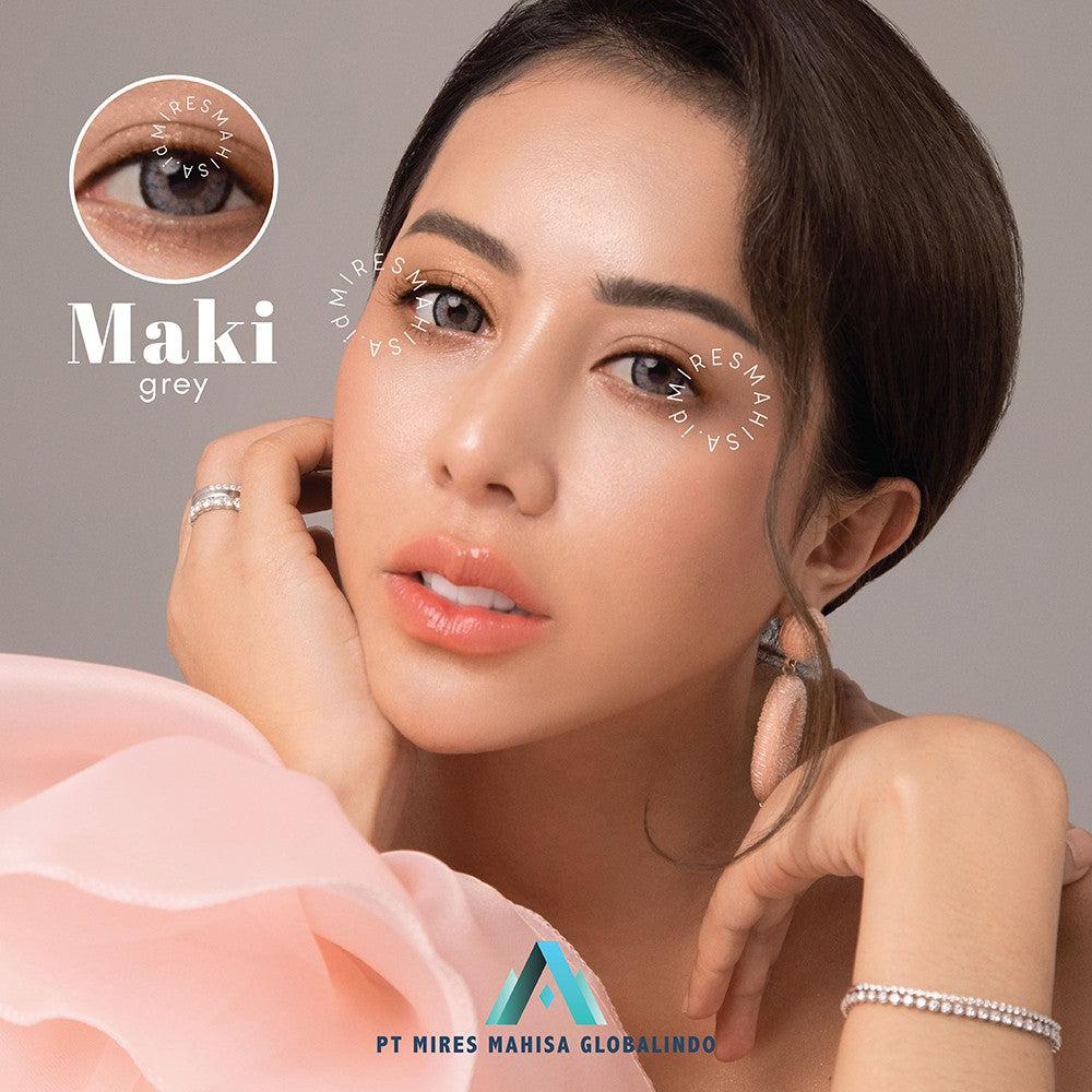 Softlens Mata Dreamcolor Maki Grey Softlens Normal and Minus