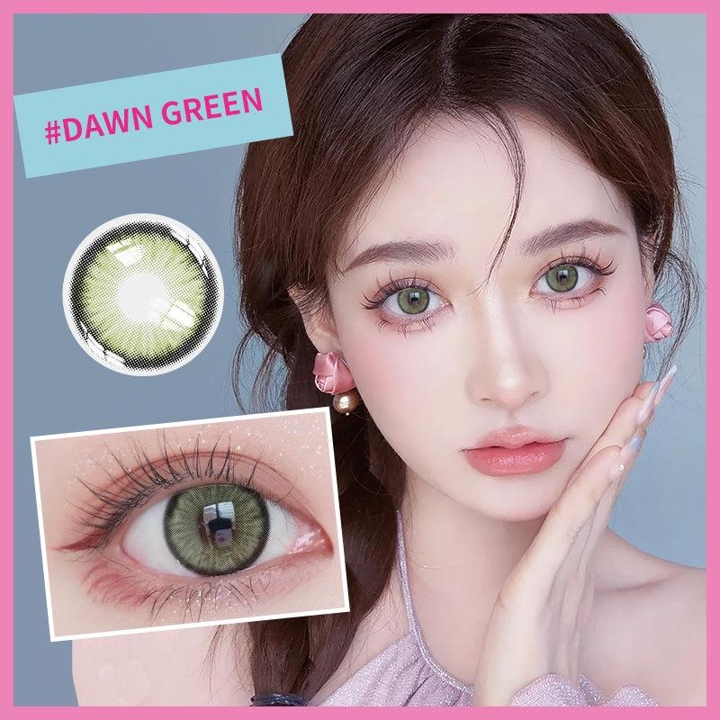 Mysticeyes Softlens  Blue Lens Cosplay Lenses Green Softlens Normal 14.0-14.5MM
