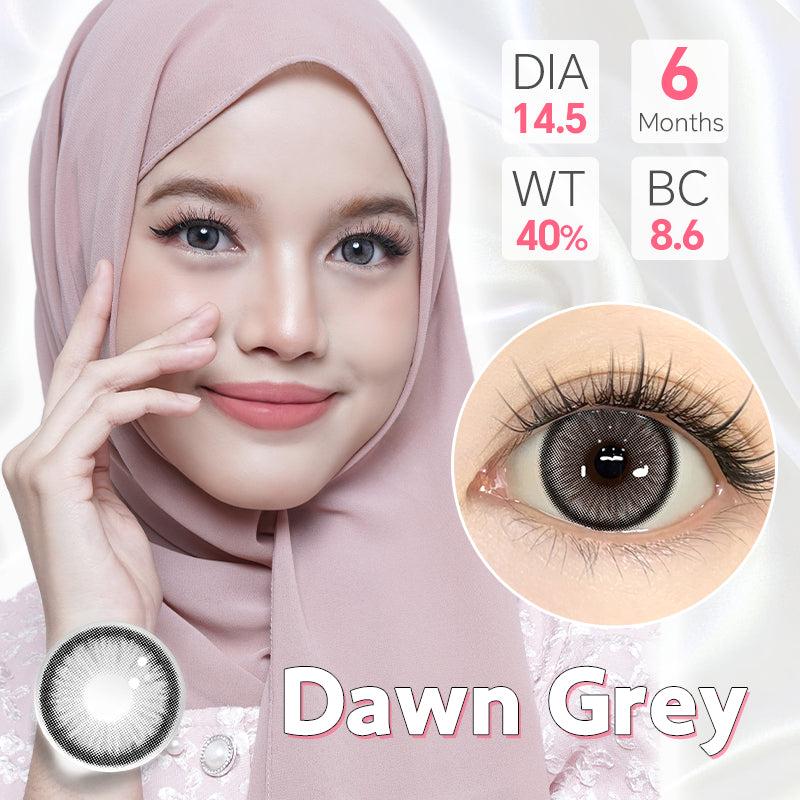 Mysticeyes Big Eyes 14.5mm Contact Lenses - Grey, Brown, Black (1 Pair)