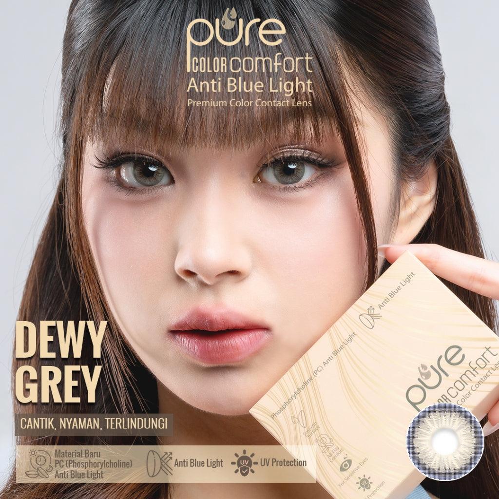 PURE COLOR COMFORT ANTI BLUE LIGHT SOFTLENS PREMIUM - by IRISLAB - diameter 14.5mm - Water Cntent 55% - Anti Blue light - Anti