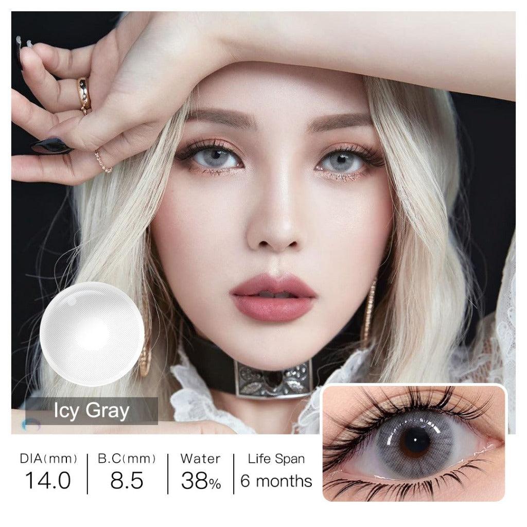 [0.00~-8.00] Magister softlens Minus no ring 14 mm lensa kontak berwarna lembut lensa mata