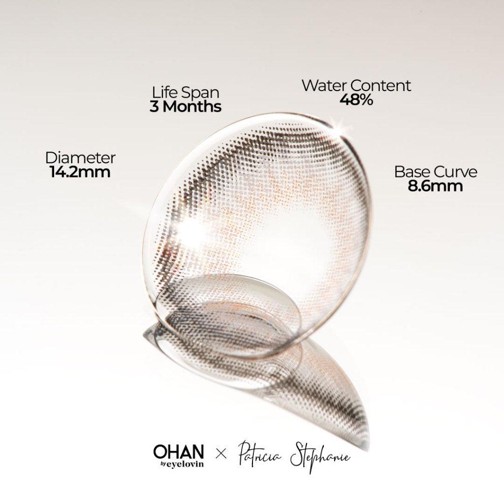 EYELOVIN Softlens OHAN - Guri Grey - Softlens Grey Premium MPC untuk Mata Sensitif Semi Natural - Cocok untuk Wedding dan Bold