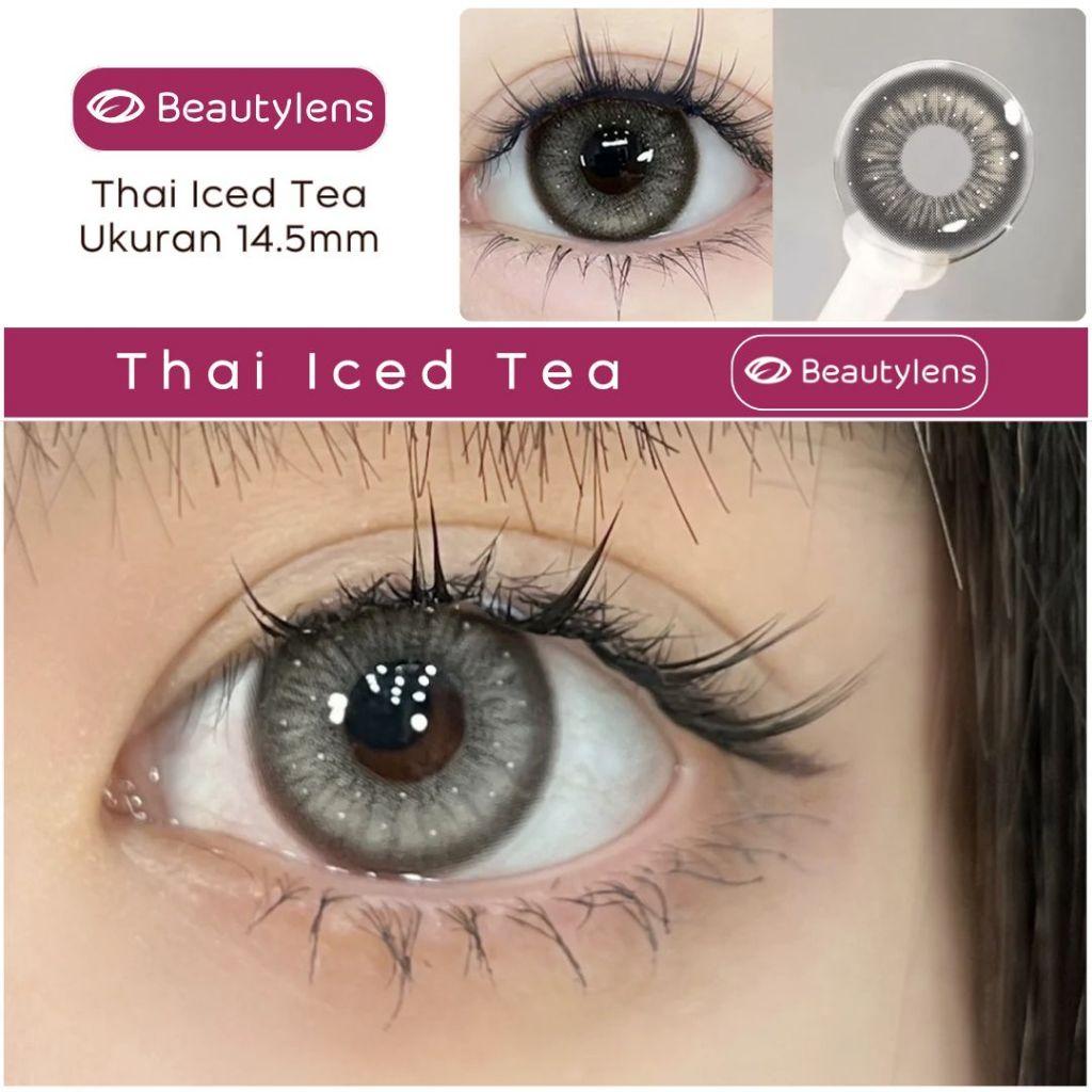 Live01 Thai Iced Tea 14.5mm BeautyLens | Colored Contact Lenses in Warm Brown Tone | Normal & Minus (-0.50 to -8.00)