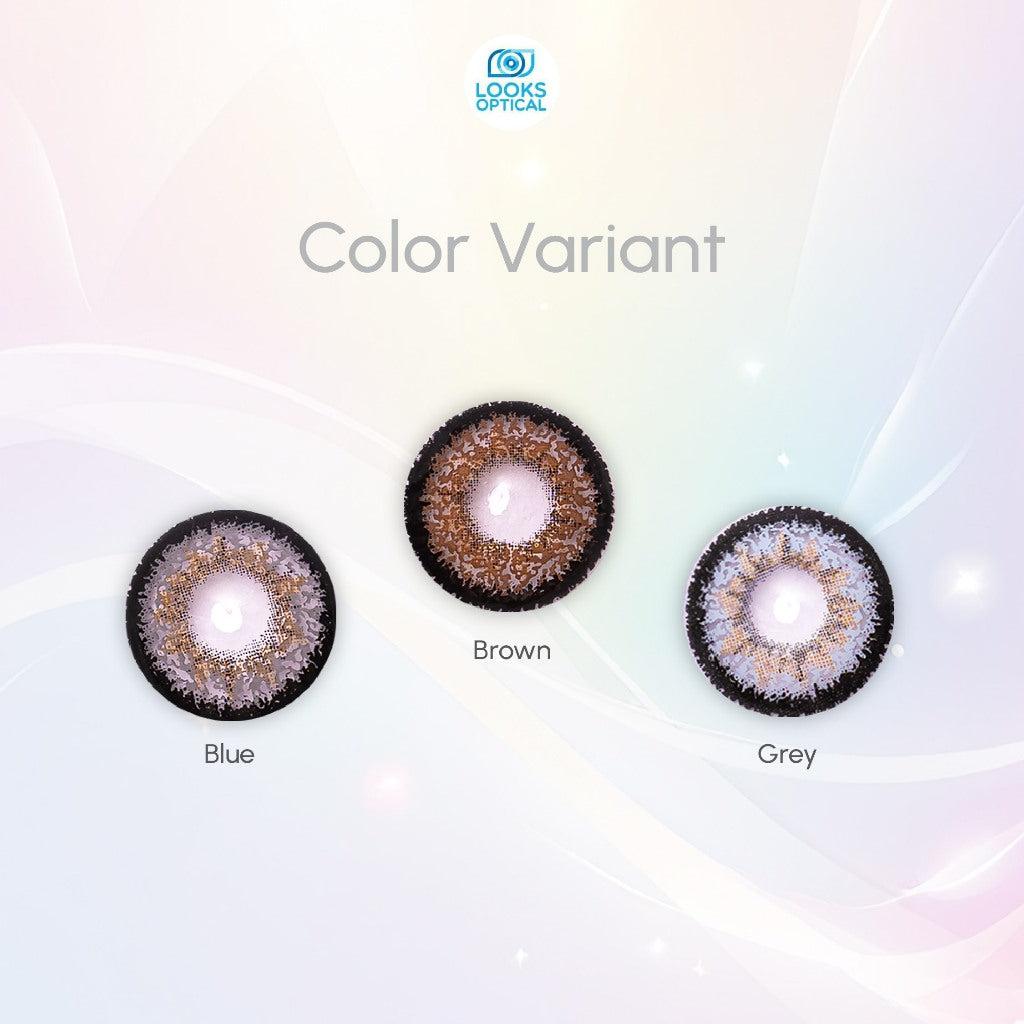 Softlens Topgel Maki Maigel 14.5 Mm Grey Brown