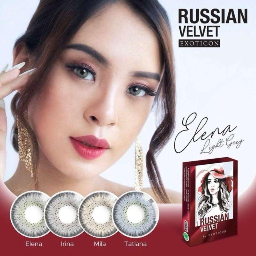 Softlens RUSIAN ELENA LIGHT GRAY 14.5 MM by CTK MINUS -0.50 S.D -6.00/Softlens Kiossoftlens25