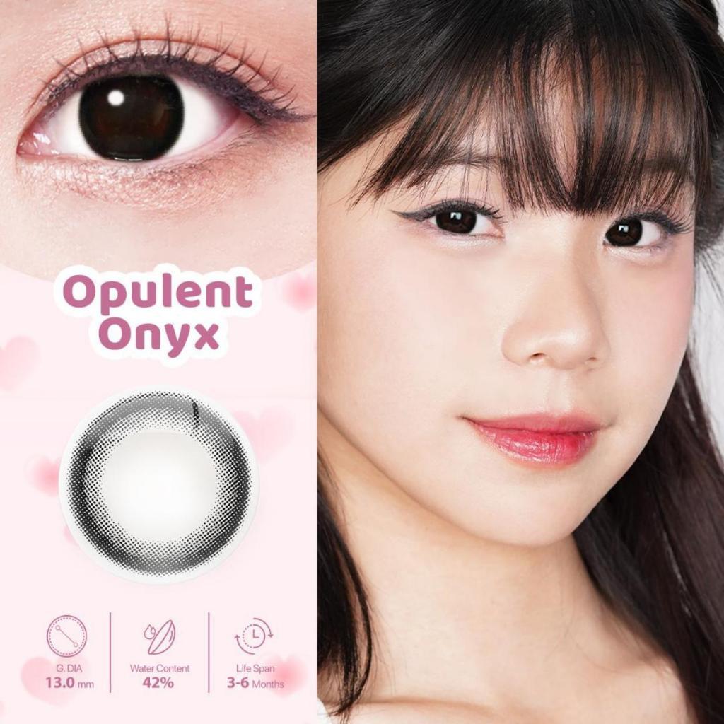 SOFTLENS LUVUBBLE 12,9 - 13,5 MM NORMAL & MINUS (-2,25 S/D -3,75) BY CTK / NATURAL / KOREA / OPULENT ONYX JADE WHITE MOCHA