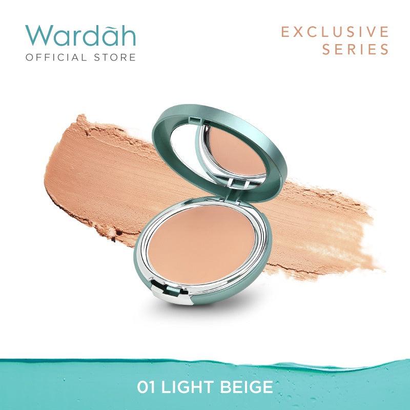 WARDAH Exclusive Creamy Foundation UV Protection - Foundation Cream Dengan Coverage Tinggi dan Tahan Lama - Makeup - Cocok Dipa…