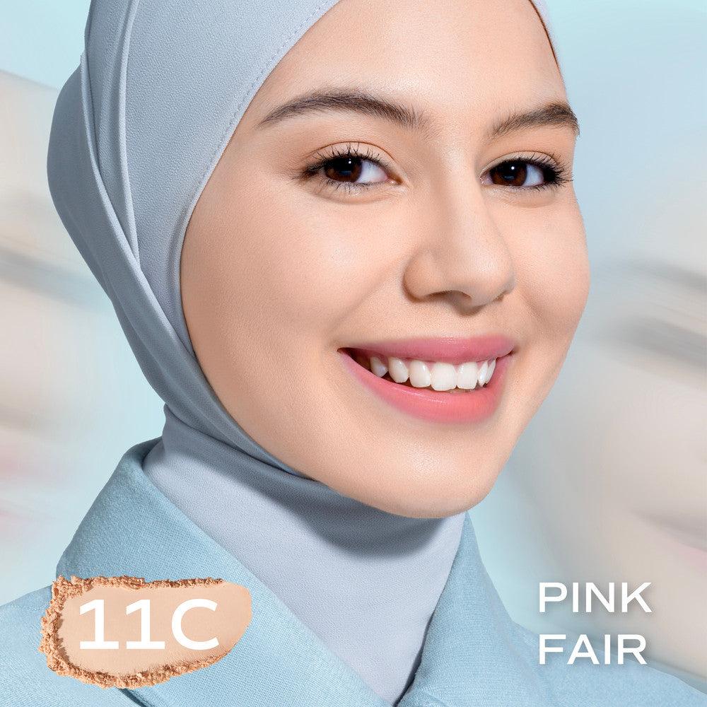 [PAKET BEDAK ANTI GAGAL] WARDAH Colorfit Velvet Powder Foundation + HD Blurify Loose Powder - Bedak Padat Tahan 16 Jam Bedak Ta…