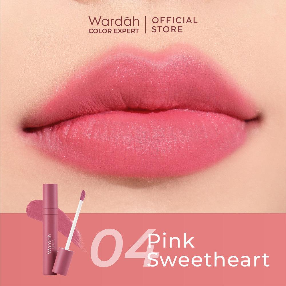[FLASH SALE] KOREAN BLUR LIPS ANTI CRACK WARDAH Colorfit Velvet Matte Lip Mousse Lip Cream Tahan Lama 24 Jam Tidak Lengket Teks…