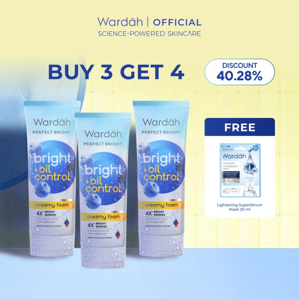 [TRIPLE PACK: LEBIH HEMAT] Wardah Face Wash All Series - Perfect Bright Oil Control, Perfect Bright Cooling Jelly, Perfect Brig…
