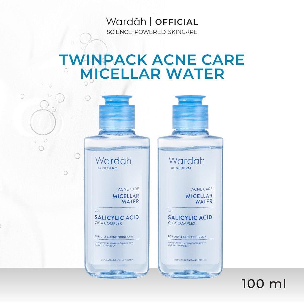 [TWINPACK] WARDAH Micellar Water 100ml All Series - Perfect Bright, Calm and Soothe Nature Daily, Acnederm, Lightening Oil Infu…