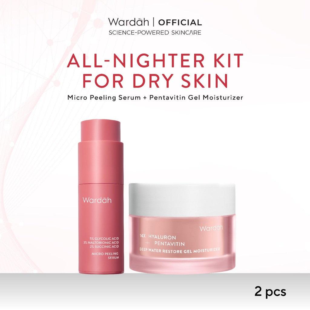 Wardah Exfo Peeling Serum 5% Glycolic Acid 3% Maltobionic Acid 2% Succinic Acid Micro - Serum Exfoliasi Wajah, Serum Membantu M…