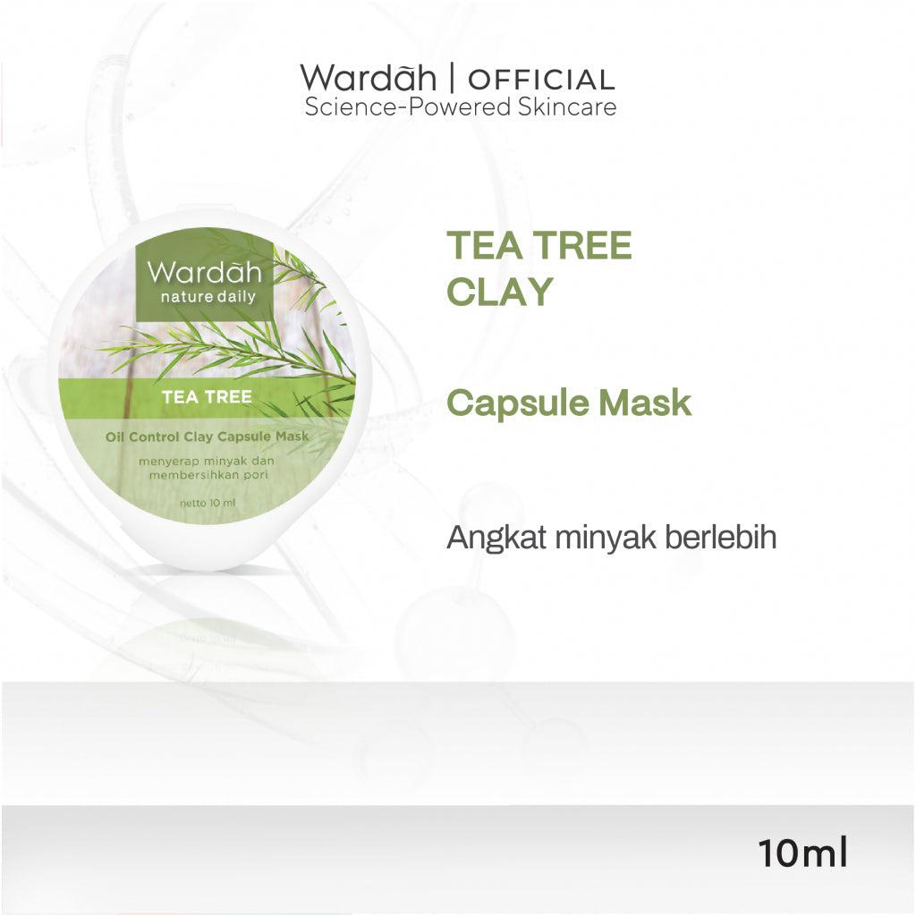 WARDAH Nature Daily Capsule Mask 10 ml - Masker Wajah Untuk Mengontrol Minyak - Mudah Digunakan dan Praktis Dibawa - Untuk Semu…