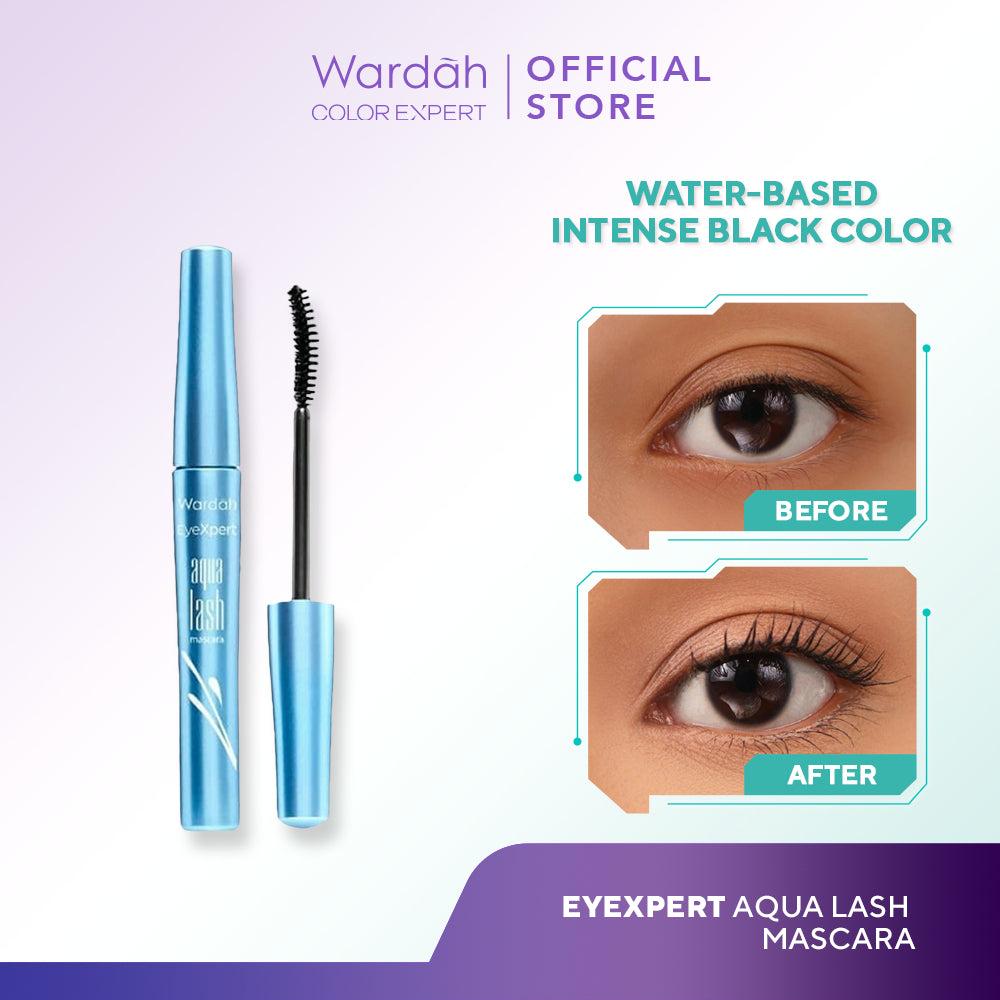 [BUY 3 125K!] WARDAH EyeXpert Aqua Lash Mascara - Bulu Mata Tebal Panjang Cepat Kering - Warna Intense dan Waterproof - Mudah D…