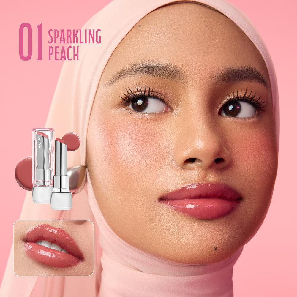 [FLASH SALE] NEW! WARDAH Glossicle Peptide Balm - Ombre Glossicle - Dilengkapi dengan Peptide & UV Filter - Memperkuat Lip Barr…