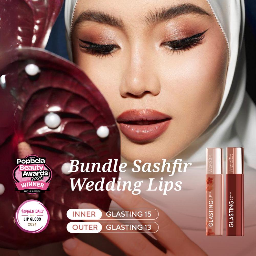 [OMBRE COVER BIBIR GELAP] WARDAH Ombre Glasting Liquid Lip + Matte Lip Cream -Lip-Stain-Lipgloss-Lipstik-Lip Matte-Lipcream-Lip