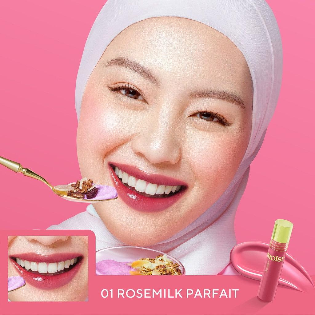[FLASH SALE] WARDAH Moist Dew Tint 3g - With Oatmilk+Pentavitin - Ombre - Bibir Lembab - Coverage Tahan Seharian 24 Jam - Lipti…