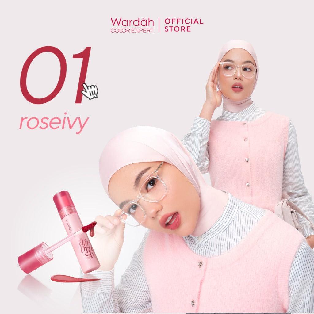 NEW! Wardah Airbrush Lip Tint - Soft-Blur Finish-Longlasting-Lightweight-Hydrates -Tahan Lama 24 Jam - Lip Stain - Lipgloss - L…