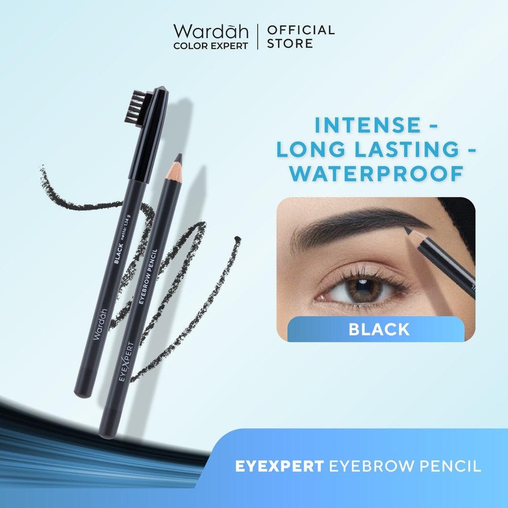 Wardah EyeXpert Eyebrow Pencil - Makeup - Eye Make Up - Eyeliner - Eye Liner - Eyeliner Pigmented - Eyeliner Longlasting Tahan…