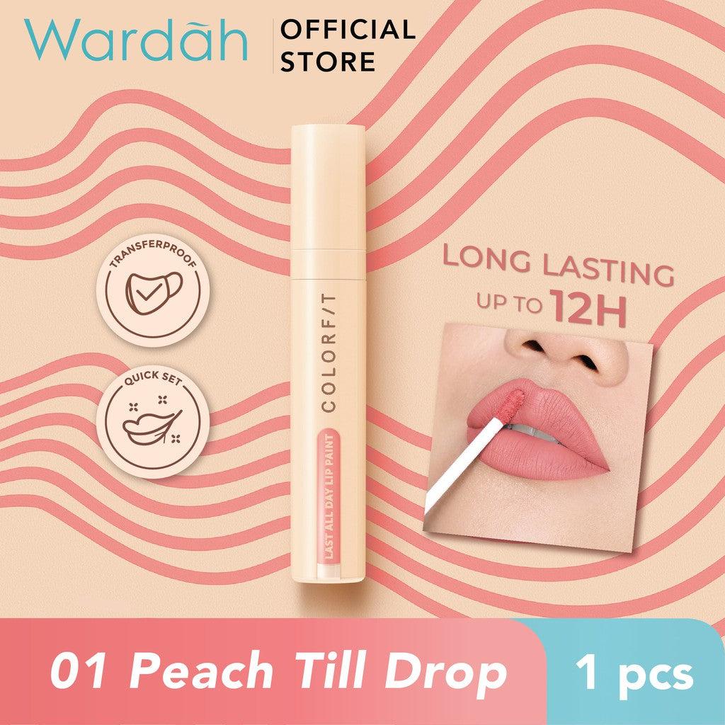 [LIP MATTE TAHAN LAMA] WARDAH Colorfit Last All Day Lip Paint 4 gr (Shade 1-12) Tahan Lama Hingga 12 Jam - Transferproof dengan