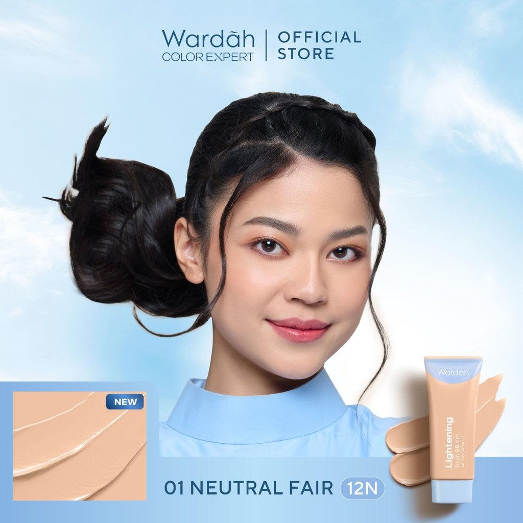 [PAKET 100 RIBUAN!] WARDAH Lightening Fresh BB Tint 15 ml + Liptint Moist Dew Tint 3 g + Hydrabalm Lip Care Peach Blossom 4 g -