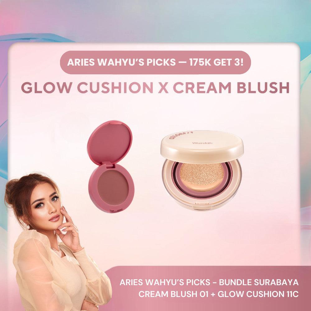 [ARIES WAHYU'S PICKS - SPECIAL BUNDLE SURABAYA] WARDAH 175K GET 3! Colorfit Perfect Glow Cushion + Colorfit Cream Blush FREE Co…