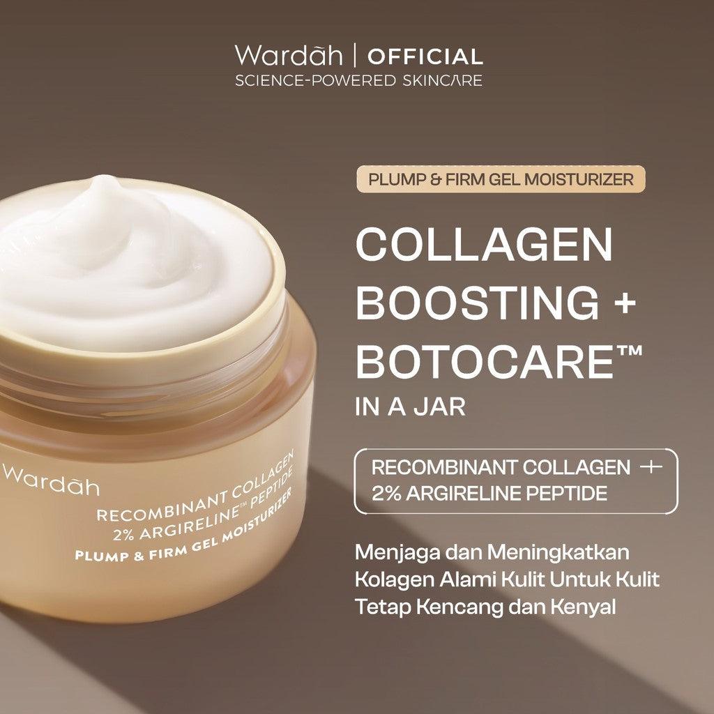 [TASYA FARASYA APPROVED!] Wardah Plump & Firm Recombinant Collagen + 2% Argireline Peptide Gel Moisturizer 30g - Pelembab Skin…