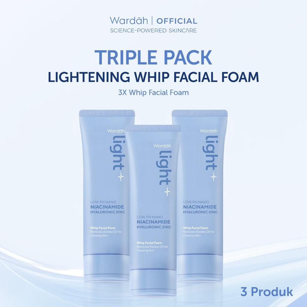 [Wardah Member Exclusive] TRIPLE PACK HEMAT Wardah Face Wash All Series - Perfect Bright Oil Control Perfect Bright Cooling Jel…