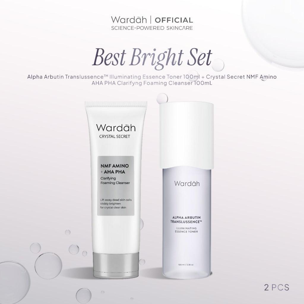 NEW! WARDAH BEST COMBO HEMAT Paket Toner dan Face Wash Low pH FREE Sheetmask - Eksfoliasi, Hidrasi, dan Melembabkan Kulit - Ski…