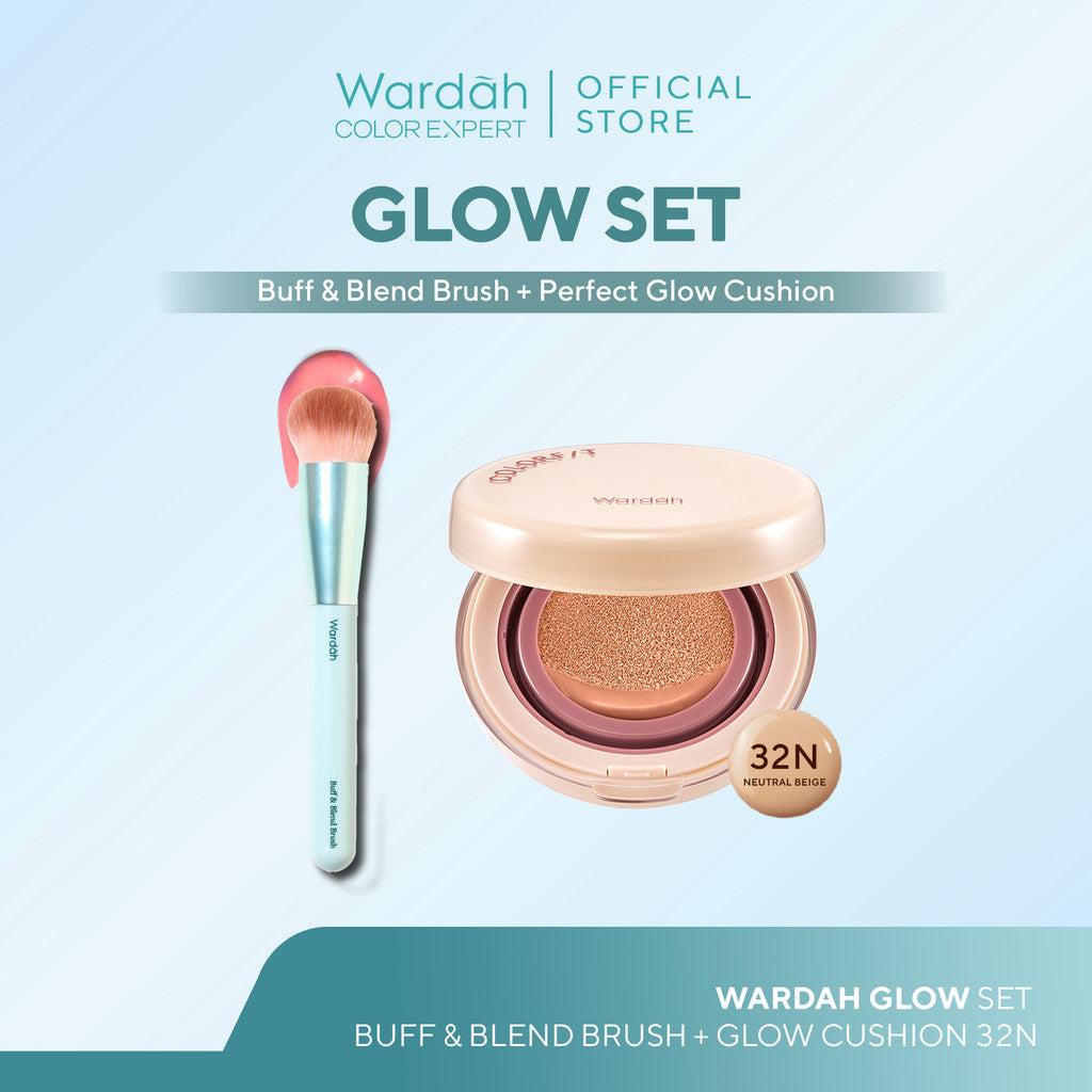 Wardah Halal Tool Brush – Wardah Buff & Blend Brush, Wardah Set & Finishing Brush, Wardah Beauty Blender – Colorfit Matte Found…