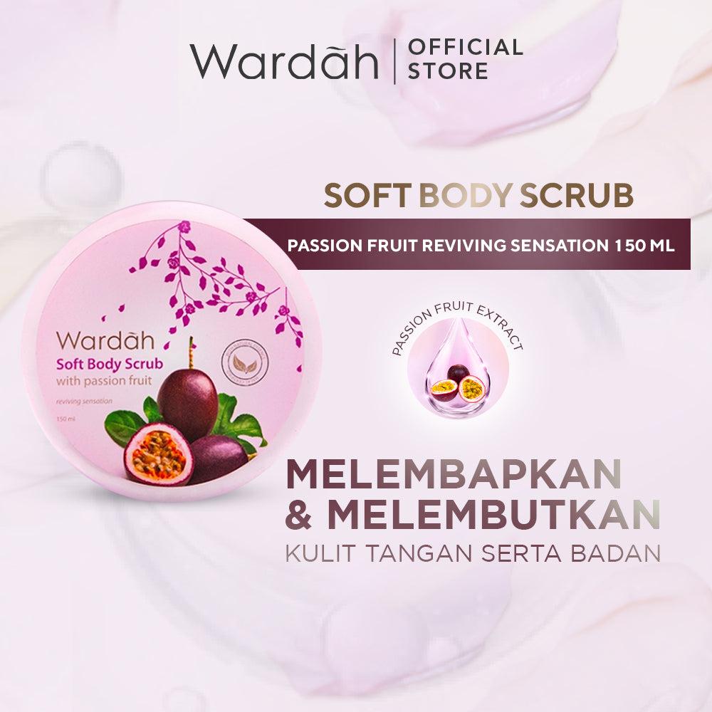 Wardah Soft Body Scrub 150 ml - Scrub Badan Melembabkan - Dilengkapi dengan Olive Oil yang dapat Mengangkat Sel Kulit Mati - Bu…