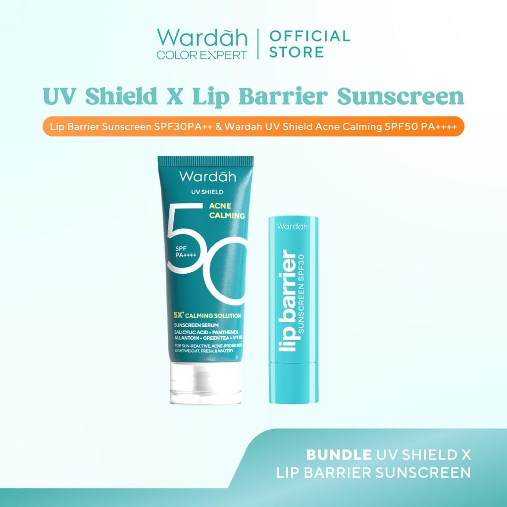 [LIPCARE SUN PROTECTION] WARDAH Lip Barrier Sunscreen SPF 30 PA+++ - Pelembab Bibir 24 Jam - Lip Balm, Lip Therapy, Lip Care, H…