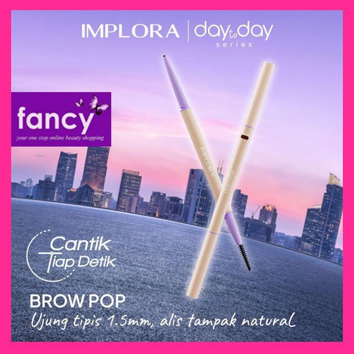 Implora Day to Day Brow Pop 2in1 Waterproof Eyebrow + Spoolie