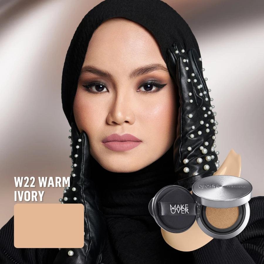 NEW! Cushion MAKE OVER Hydrastay Prismatic Glass Cushion ORIGINAL Glow Aqeela Sargio Cushion Plumpy Tahan Cuaca Panas Lembab An…