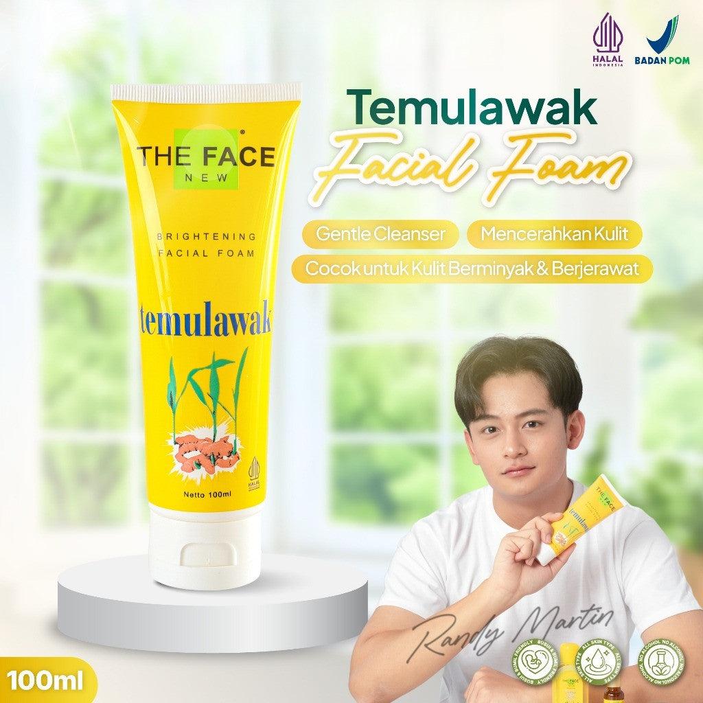 THE FACE Temulawak Facial Foam 100ml With Ekstrak Temulawak and Niacinamide | Man Corner
