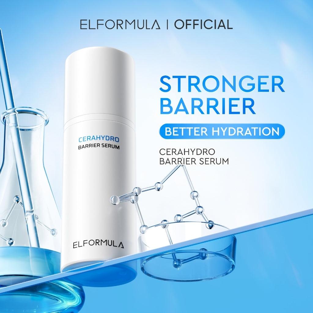 ELFORMULA Intensive CeraHydro Barrier Repair Serum Face Essence - Serum Wajah untuk Meratakan Warna Kulit dan Memperbaiki Skin…