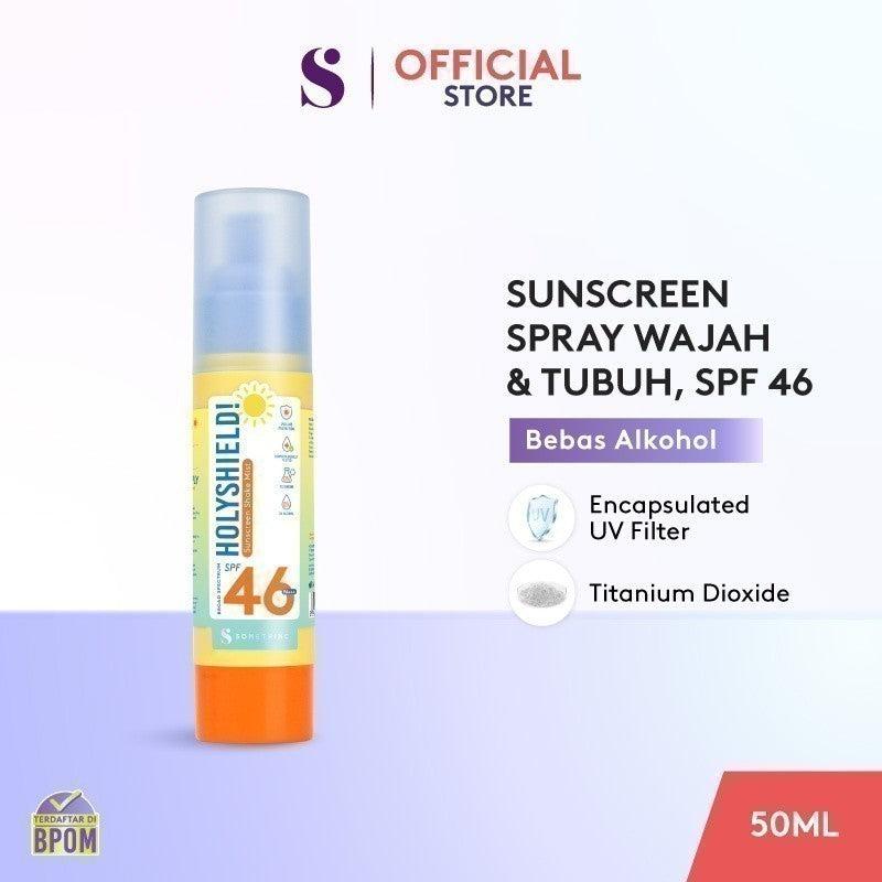 [In Vivo & In Vitro Certified] SOMETHINC Holyshield! Sunscreen Shake Mist SPF46 PA+++ - Sunscreen Spray No Whitecast Tidak Leng…
