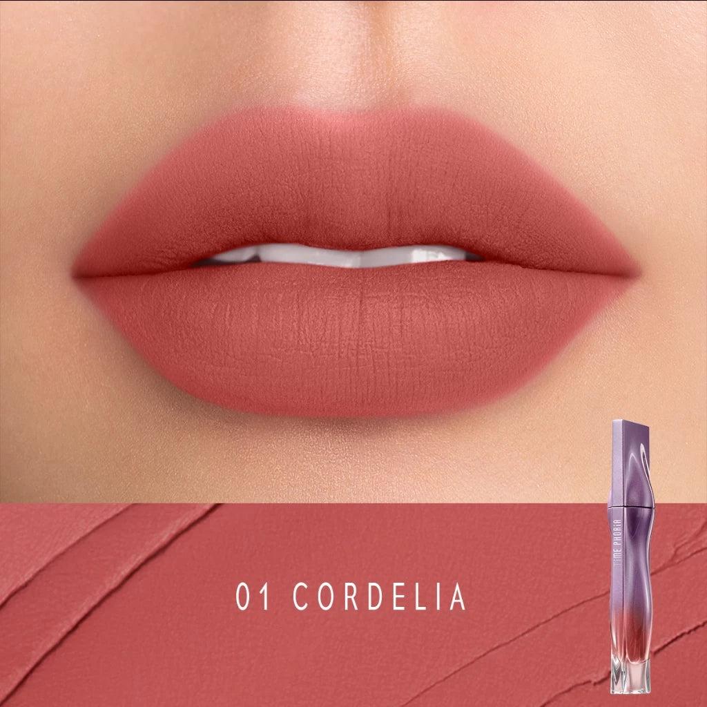 Lipstick TIME PHORIA - TASYA FARASYA APPROVED Nebula Velvet Lip Cream 4ML ORIGINAL Liptint Waterproof Tahan Lama Lip Stain Lipg…