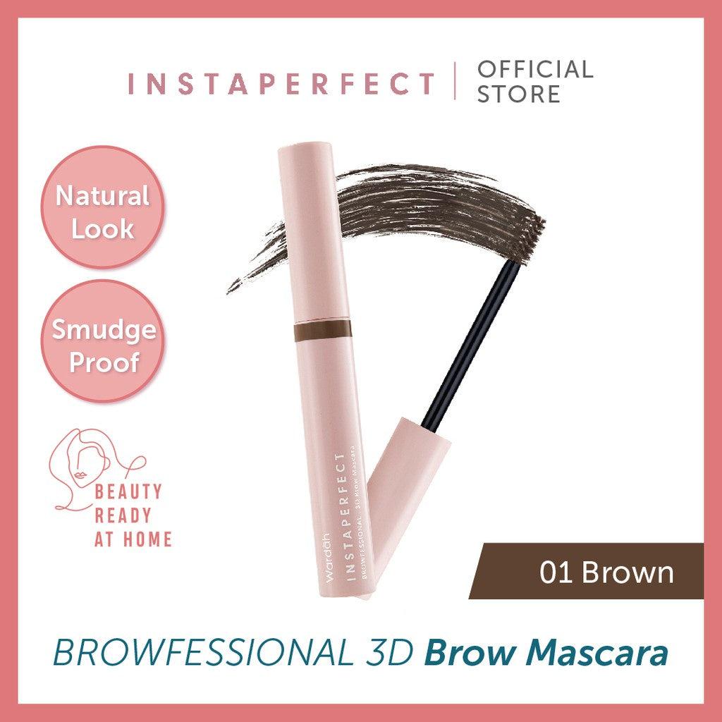 Instaperfect Brow Mascara & Eyeliner Eyessentials Bundle (Browfessional 3D Brow Mascara & Hypergetic Precise Black Liner)
