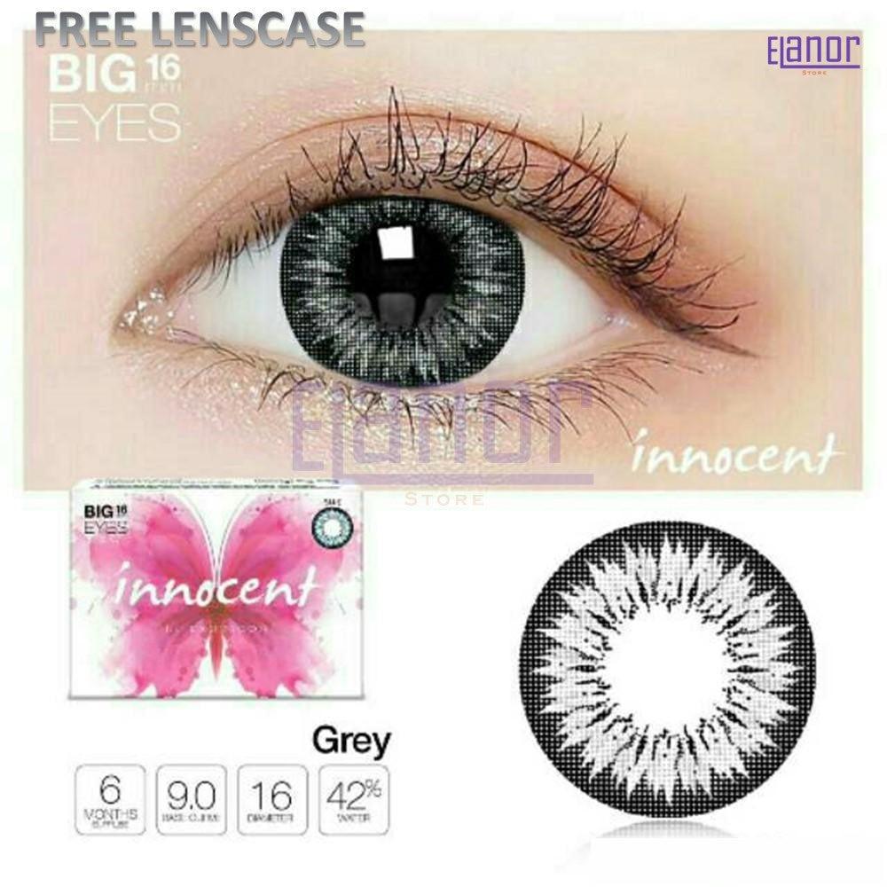 SOFTLENS INNOCENT (NORMAL DAN MINUS (-0.50 s/d -4.00)) BY EXOTICON - -0.5 / GREY