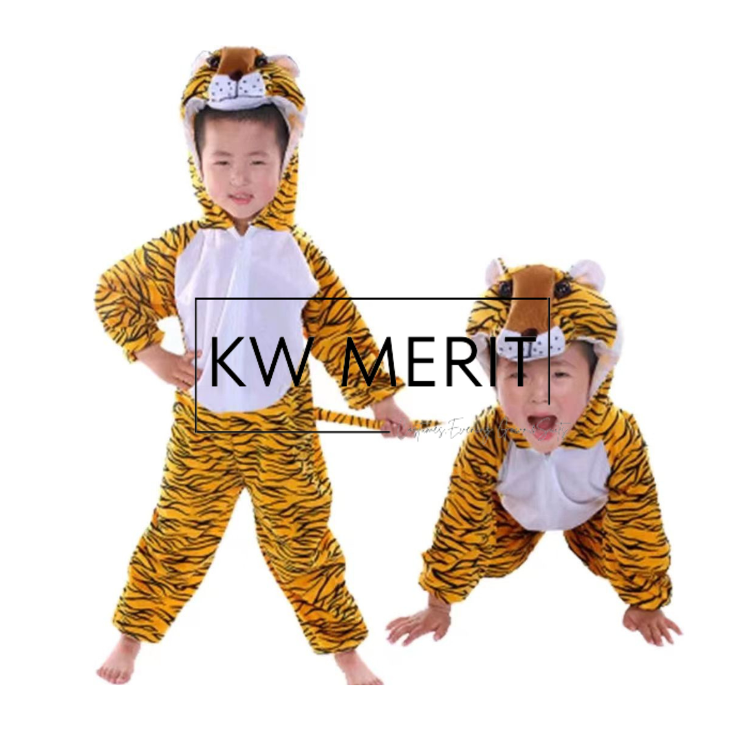 Costume Animal Kids Tiger (XS - 2XL)