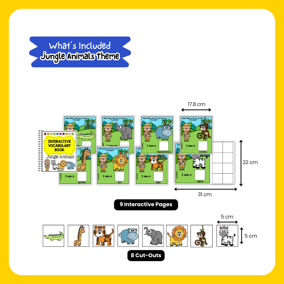 Interactive Vocabulary Books Vol.2 : My First Animal Friends