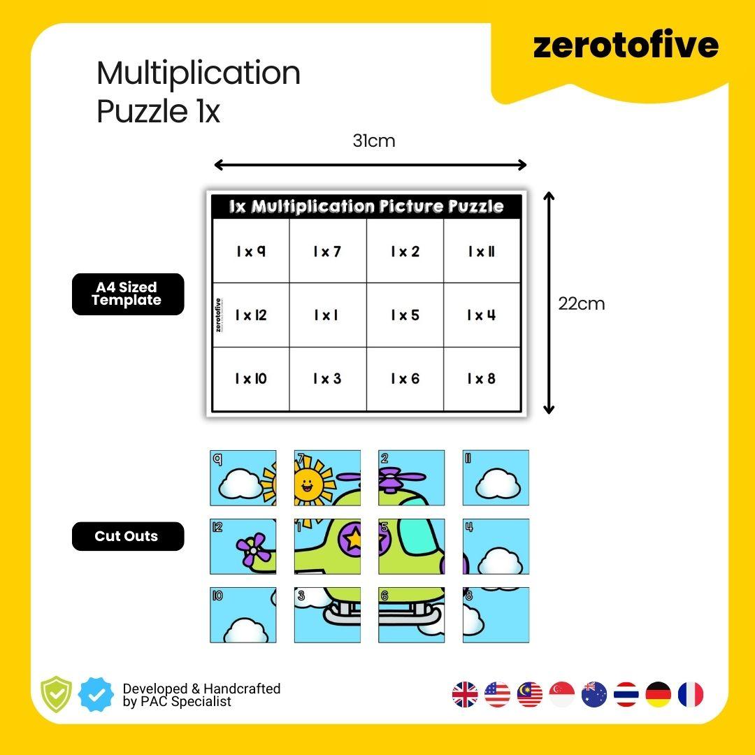 Multiplication Picture Puzzles