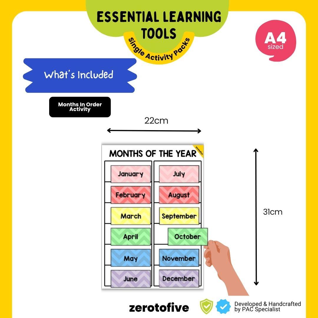 Months of the Year Activity Set
