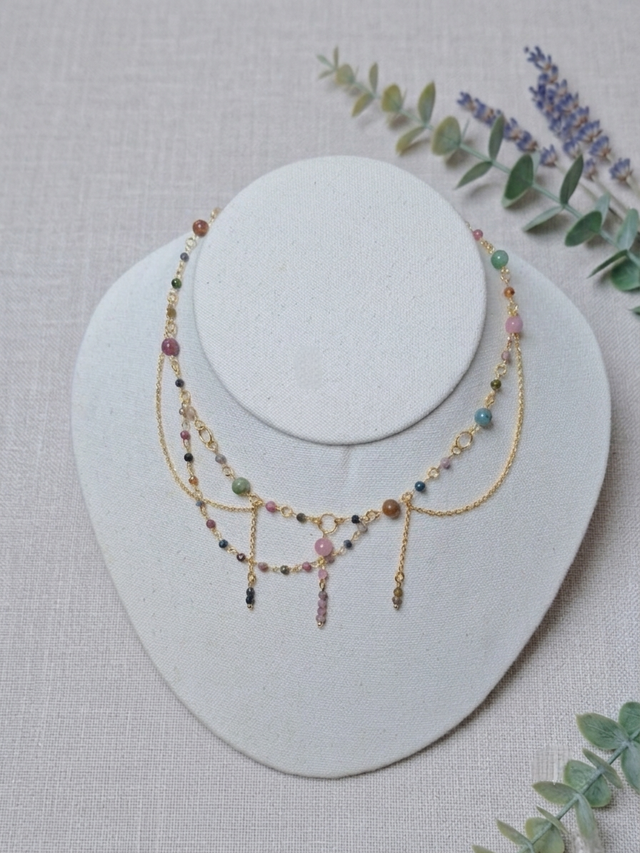 Tourmaline Forest Necklace