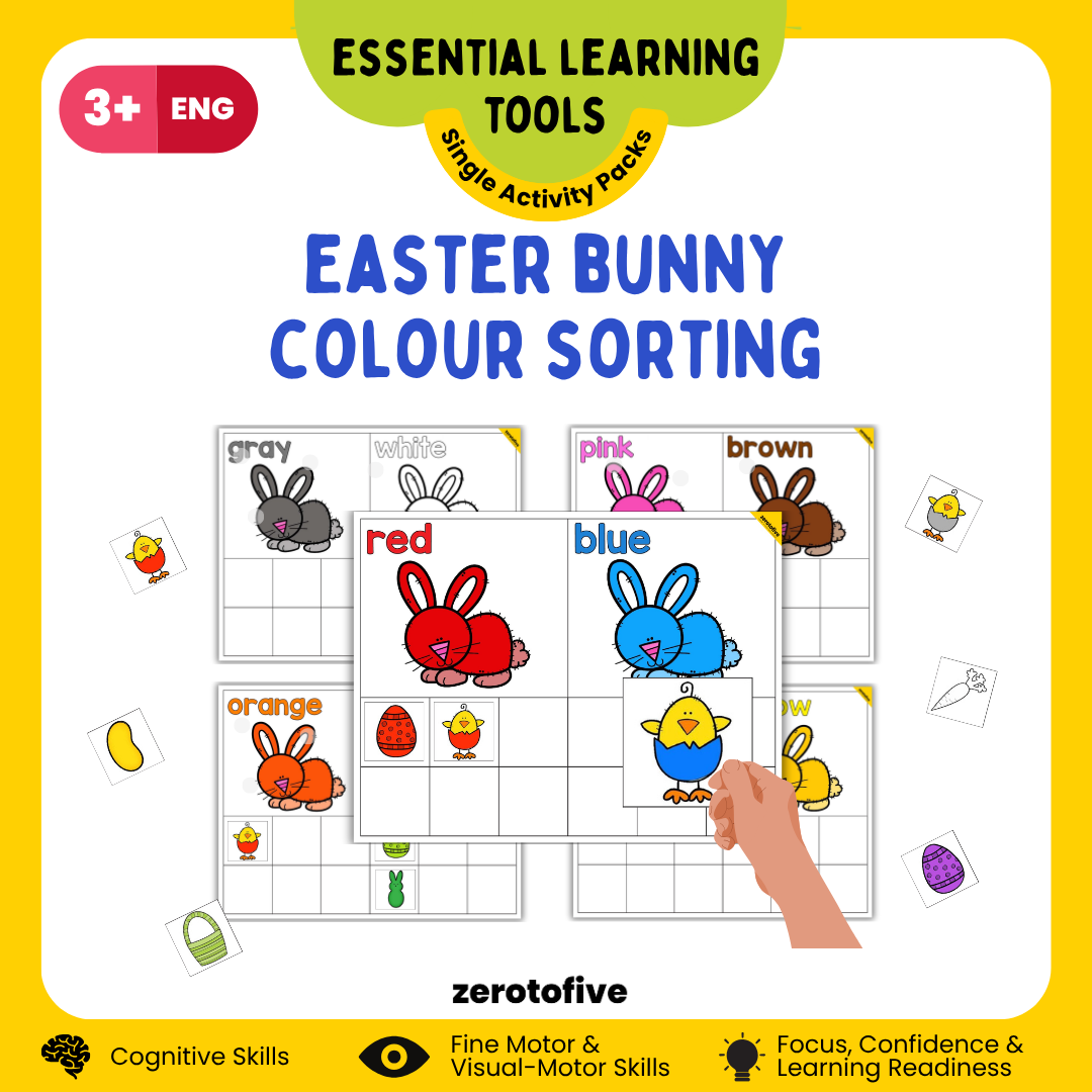 Easter Bunny Colour Sorting
