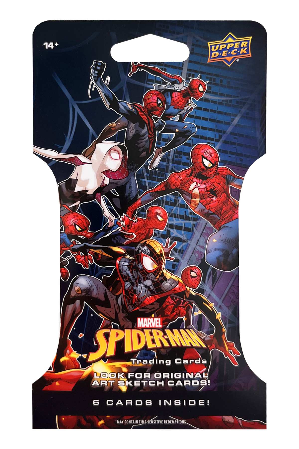 Upper Deck Marvel Spider-Man Trading Cards Pack Sleeve