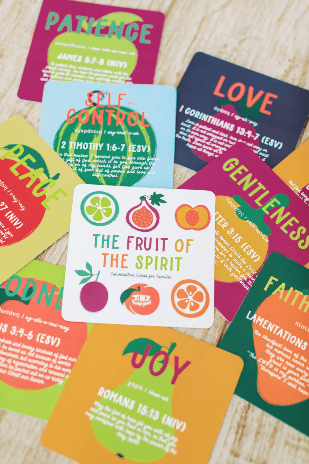 Fruit of the Spirit Scripture Cards